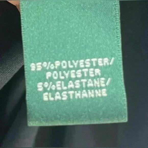 Lauren Ralph Lauren Little black dress v-neck stretchy comfortable shoulder pads - Picture 8 of 12